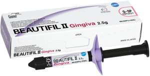 کامپوزیت رنگ لثه بیوتیفیل 2 جینجیوا شوفو Beautifil II Gingiva